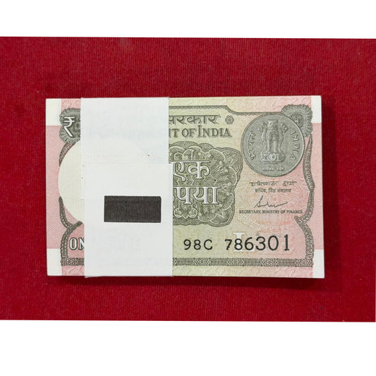 Re 1 Serial Packet 786301  100 Notes 786333.786400 - Collection Bazzar