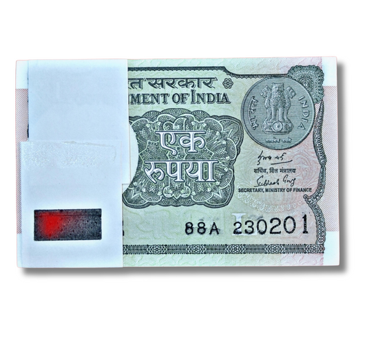 ₹1 Birthday / Anniversary Note Packet – Prefix 88A Serial 230201 - Collection Bazzar