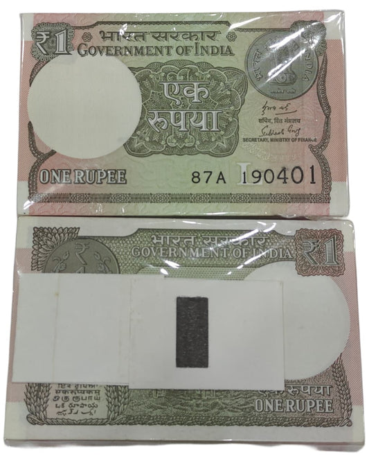 Rs 1 Note Birthday Packet 190401 | 19 April DOB | Finance Secretary Subhash Garg - Collection Bazzar
