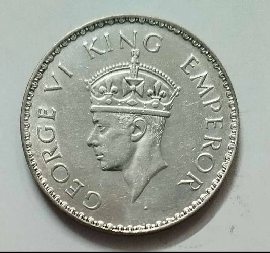 Rs 1 Coin 1940 George Vi King Emperor As Per Image Good Condition - Collection Bazzar