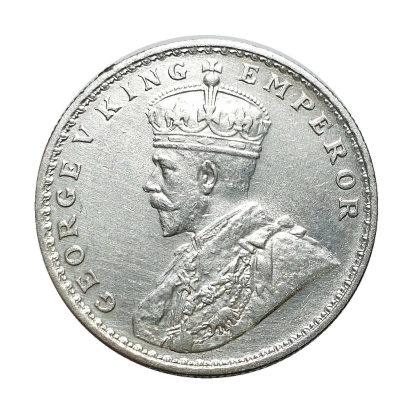 Rs 1 Coin George V King  Silver Rupee 1922 Rare Extra Fine Condition Collectable Item - Collection Bazzar