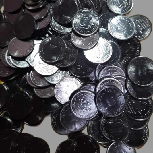 Rs 1 FSS Commemorative Coin RBI Platinum Jubilee qty 50  PC - Collection Bazzar