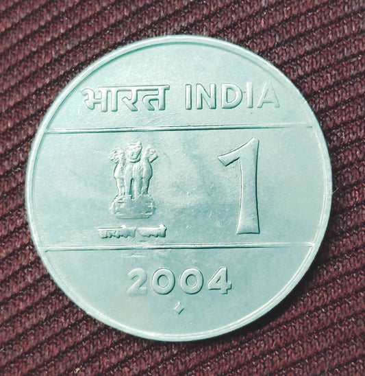 XRARE 
1 RUPEES FSS CROSS ❌ COIN 🪙 
BOMBAY ♦️ MINT YEAR 2004
CONDITION Asper - Collection Bazzar
