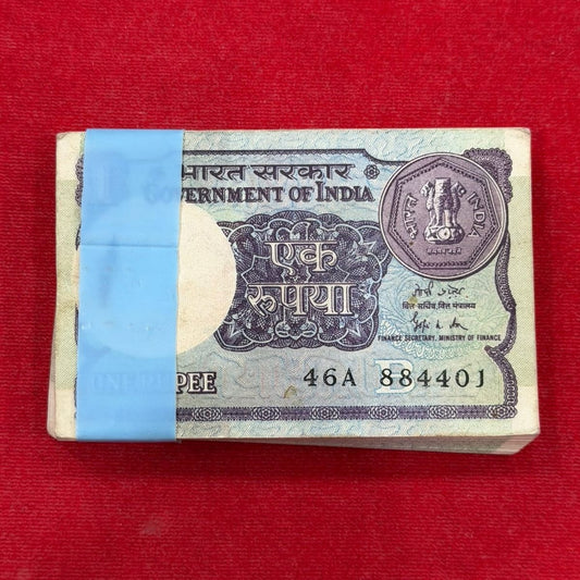 Rs 1 Note Packet Serial 884401 | Governor Gopi K Jha Rare Collectible - Collection Bazzar
