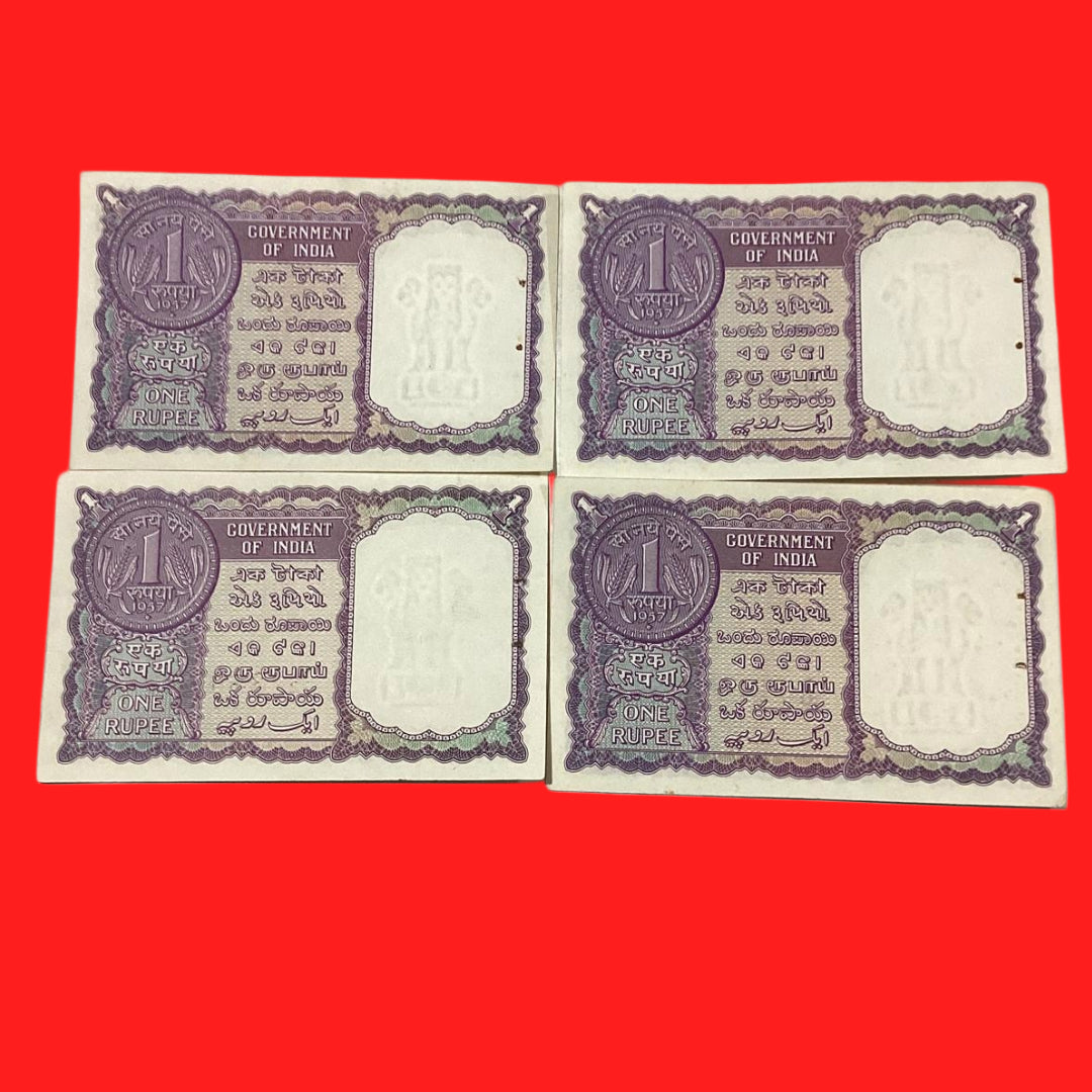 Rs 1 Notes Year 1957 Finance Secretary A K Roy Rare Collectible - Collection Bazzar