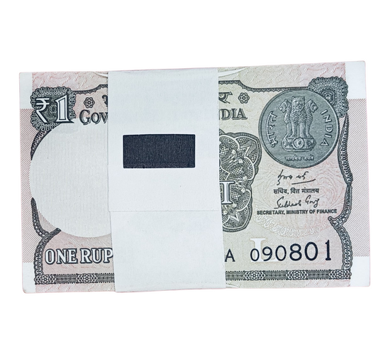 Rs 1 serial birthday packet 090801  gem unc  condition - Collection Bazzar