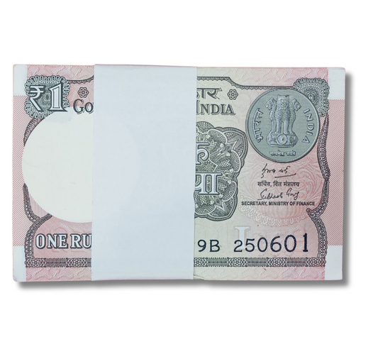 Rs 1 serial birthday packet 250601 finance secretary subhash garg excellent condition - Collection Bazzar