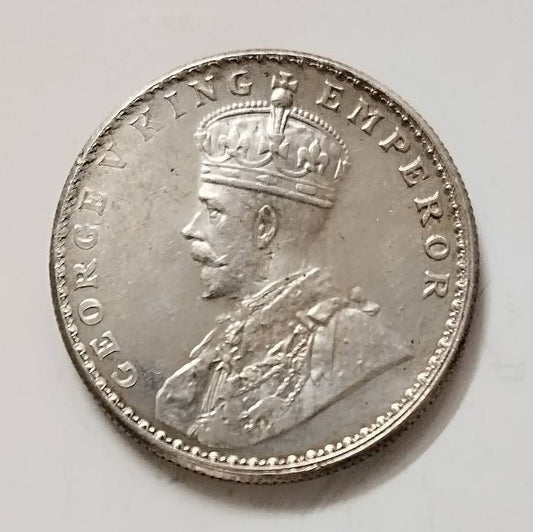 Rs 1 Coin One Rupee 1919 George V King Emperor Good Condition - Collection Bazzar