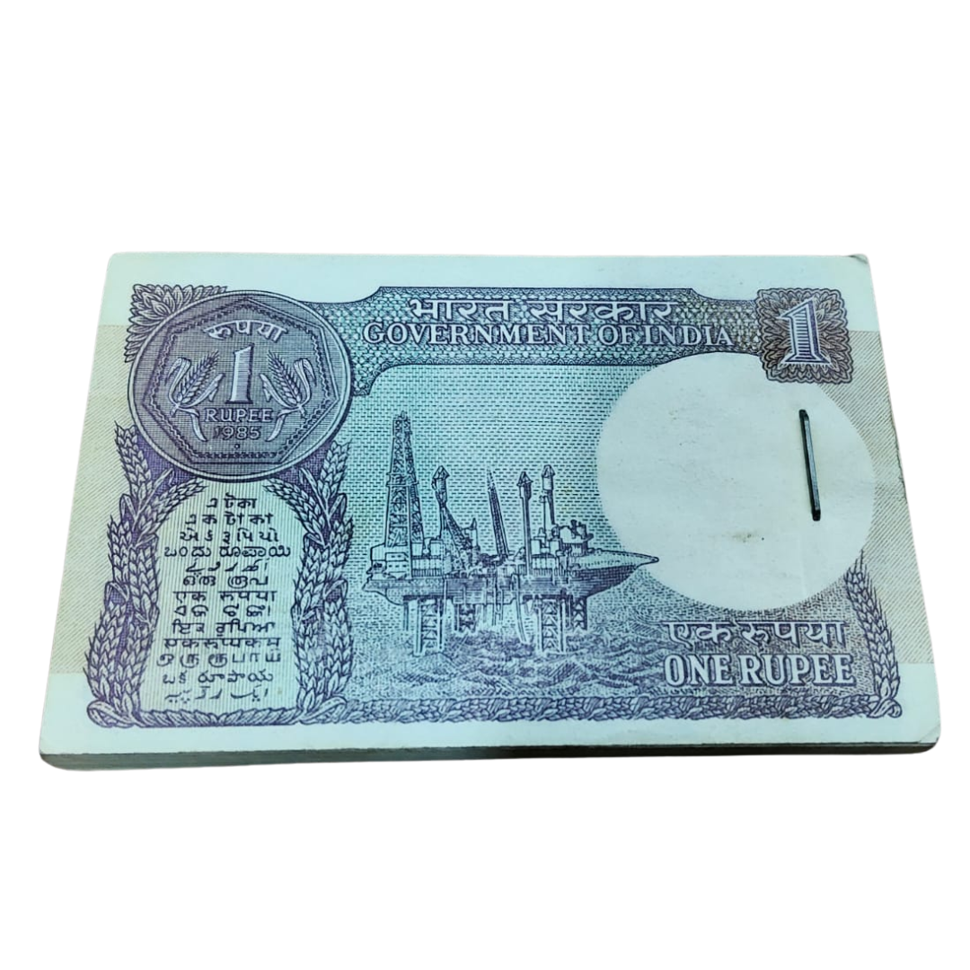 Rs 1 Small Coin Note Packet – Serial 258401 Ending 420 Number - Collection Bazzar