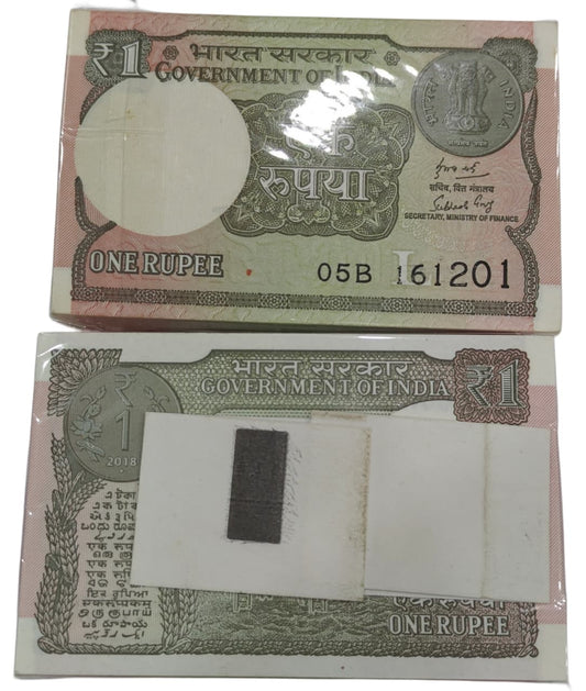 Rs 1 note birthday packet 161201 finance secretary subhash garg rare collectible - Collection Bazzar