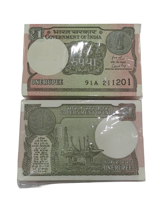 Rs 1 note birthday packet 211201 finance secretary subhash garg rare collectible - Collection Bazzar