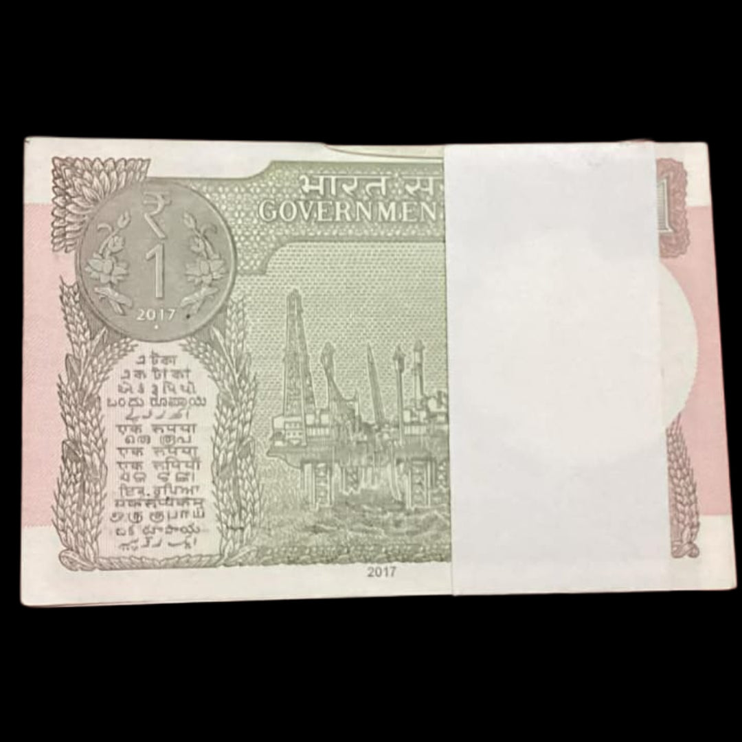 Rs 1 new semi fancy packet serial no 77C 224401 Excellent for collection - Collection Bazzar