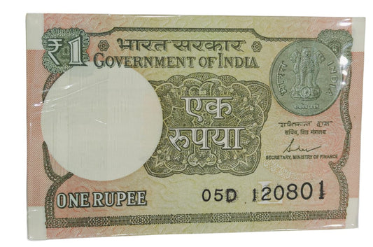Rs 1 note birthday packet 120801 finance secretary shaktikant das - Collection Bazzar