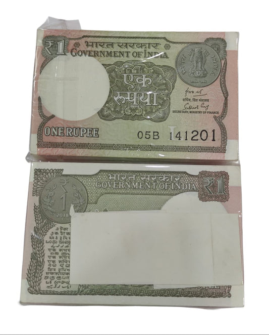 Rs 1 note birthday packet 141201 finance secretary subhash garg rare collectible - Collection Bazzar
