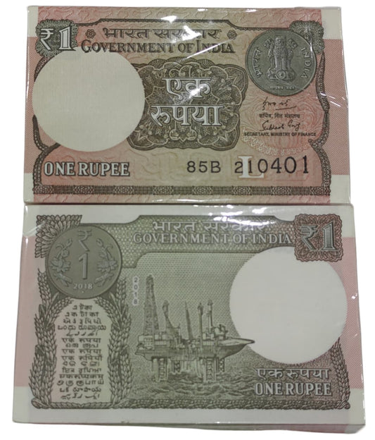 Rs 1 note birthday packet 210401 finance secretary subhash garg rare collectible - Collection Bazzar