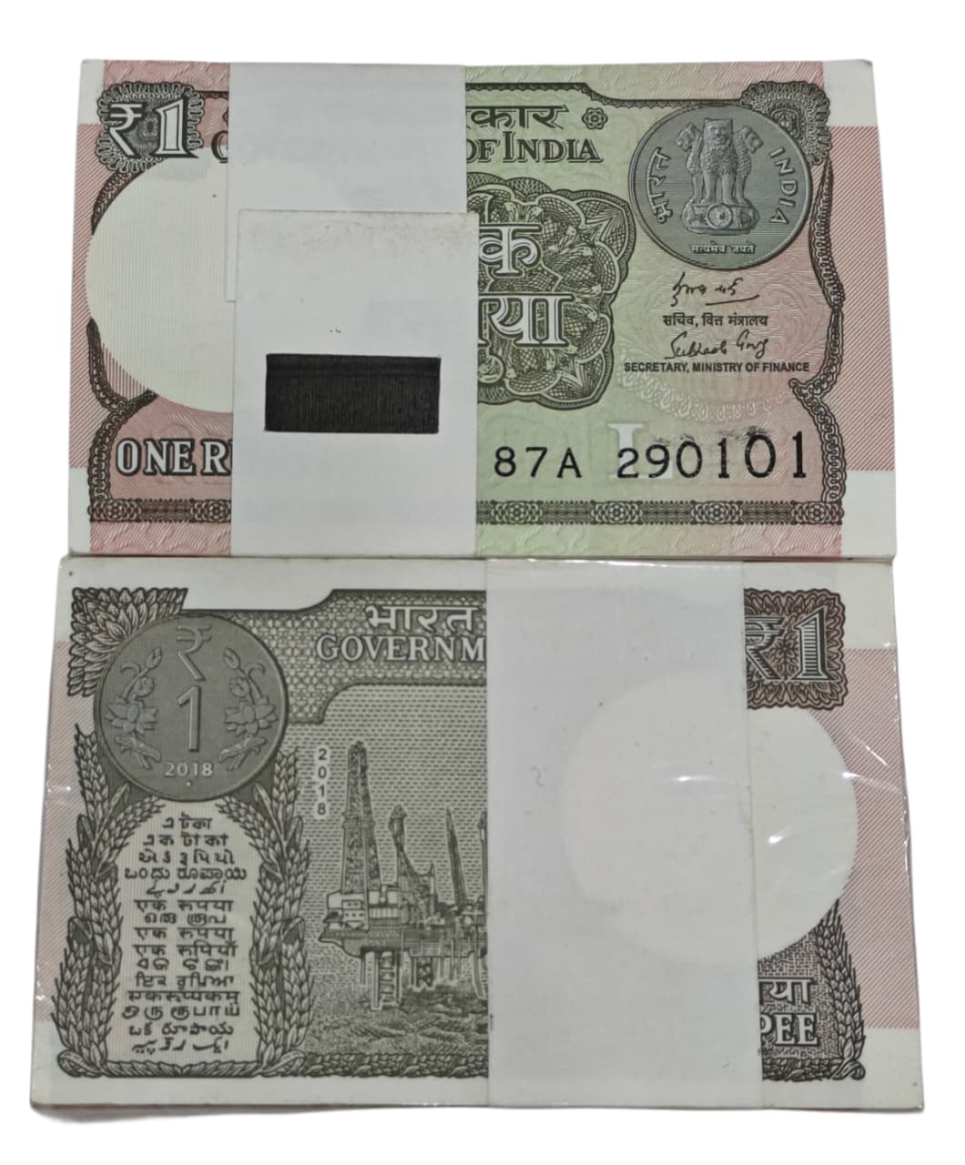 Rs 1 note birthday packet 290101 finance secretary subhash garg rare collectible - Collection Bazzar