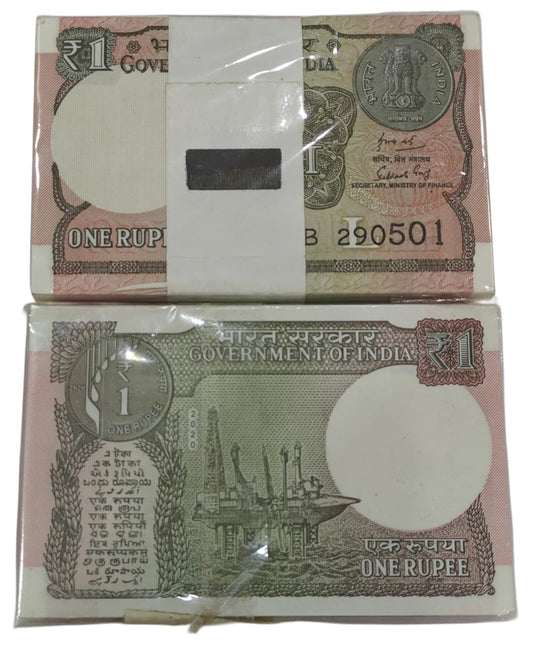Rs 1 note birthday packet 290501 finance secretary subhash garg rare collectible - Collection Bazzar