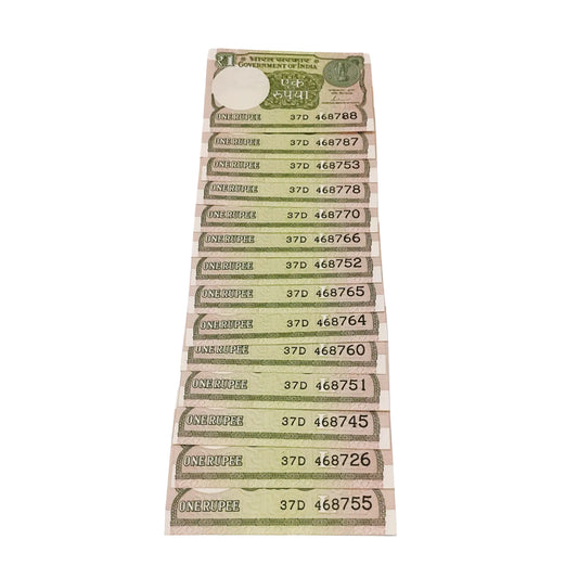 Rs 1 note lot  reverse middle 786 holy bismillah number finance secretary shaktikant das rare collectible - Collection Bazzar