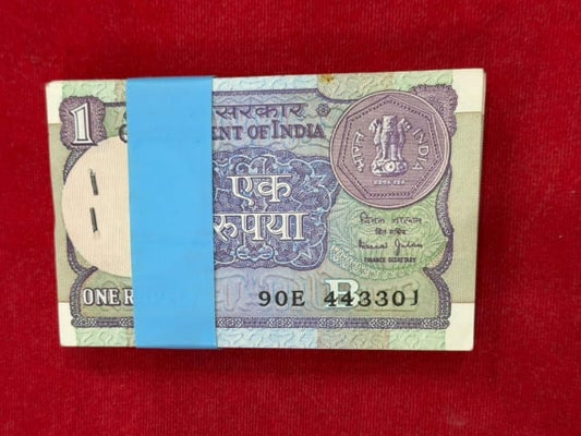 Rs 1 old serial packet 443301 with reverse 223344 step ladder number - Collection Bazzar