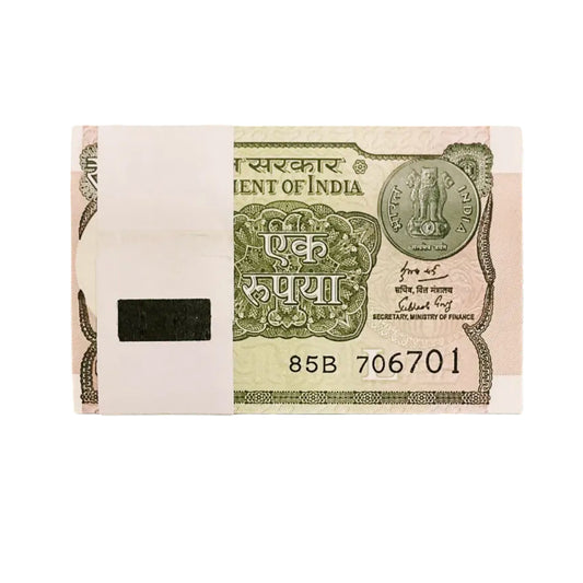 Rs 1 Note Packet 706701 Ending 786 | Holy Bismillah | Governor Subhash Garg - Collection Bazzar