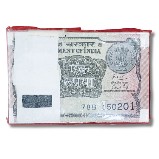 Rs 1 serial birthday packet 150201 february 15 unc condition - Collection Bazzar