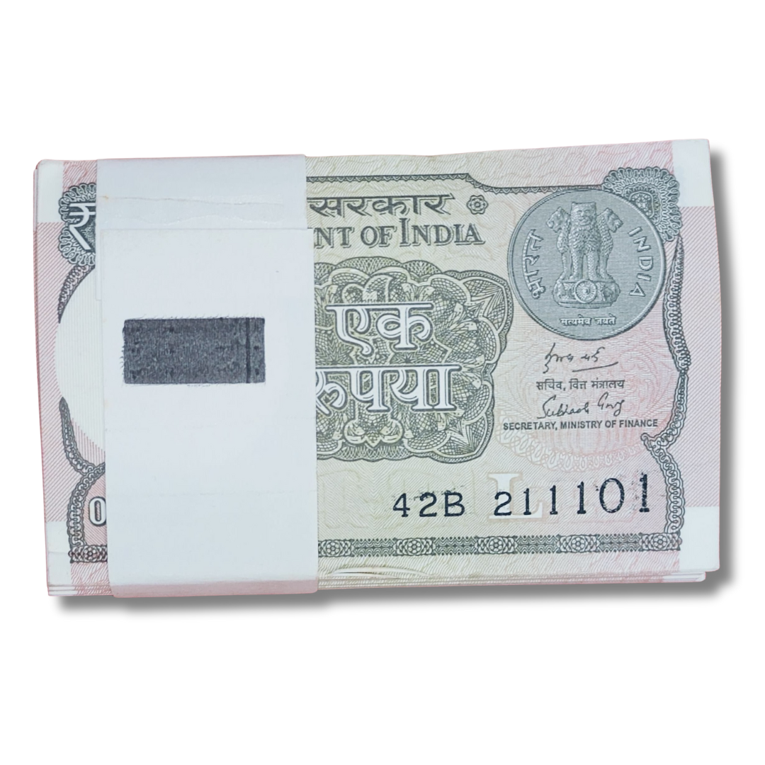 Rs 1 serial birthday packet 211101 November 21 unc condition - Collection Bazzar