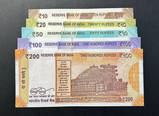 Rs 10.20.50.10.200 new star note note ending 786 bismillah Raheem number extremely rare - Collection Bazzar
