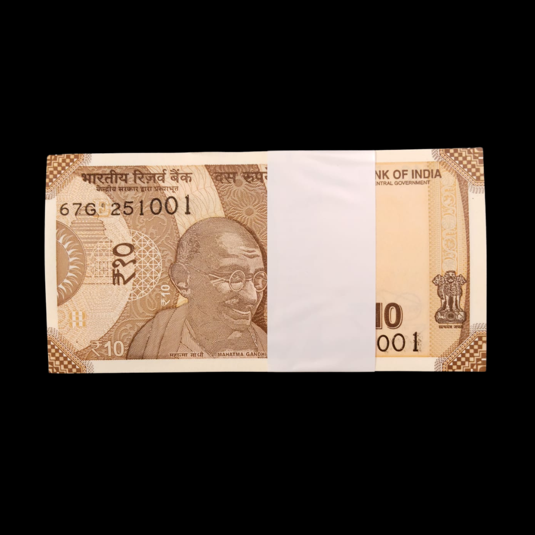 Rs 10 Birthaday & Anniversary Packet 251001 - 25 October 2001 UNC - Collection Bazzar