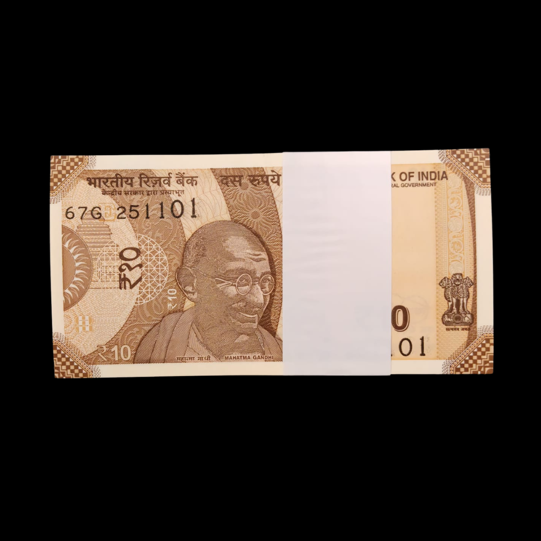 Rs 10 Birthaday & Anniversary Packet 251101 - 25 November 2001 UNC - Collection Bazzar