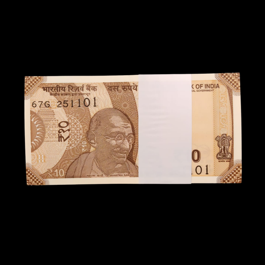Rs 10 Birthaday & Anniversary Packet 251101 - 25 November 2001 UNC - Collection Bazzar