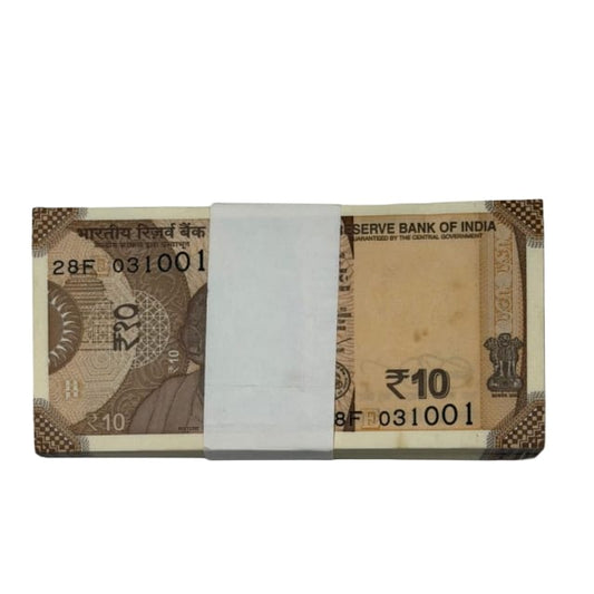 Rs 10 Birthday & Anniversary Date  serial  packet 031001 ( 3 october ) - Collection Bazzar