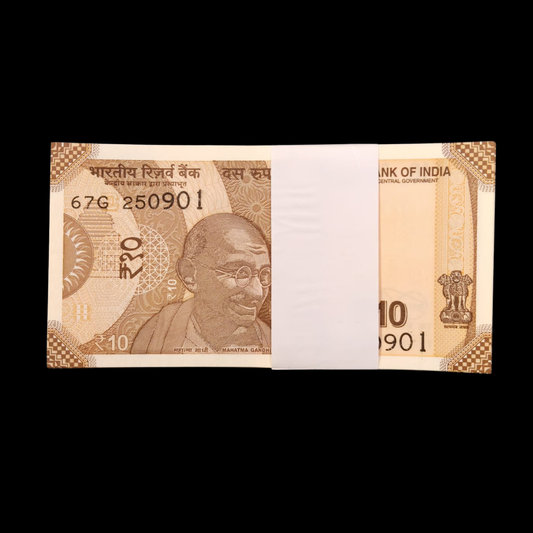 Rs 10 Birthday & Anniversary Packet 250901 - 25 September 2001 UNC - Collection Bazzar