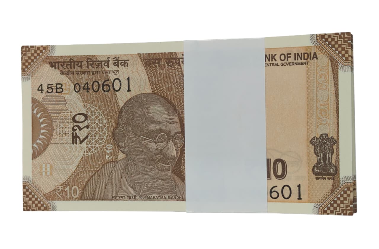 Rs 10 note birthday packet 040601  04 June rare collectable - Collection Bazzar