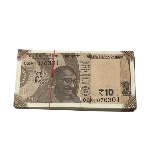 Rs 10 note  birthday serial packet 070301 | 7 march rare collectible item - Collection Bazzar