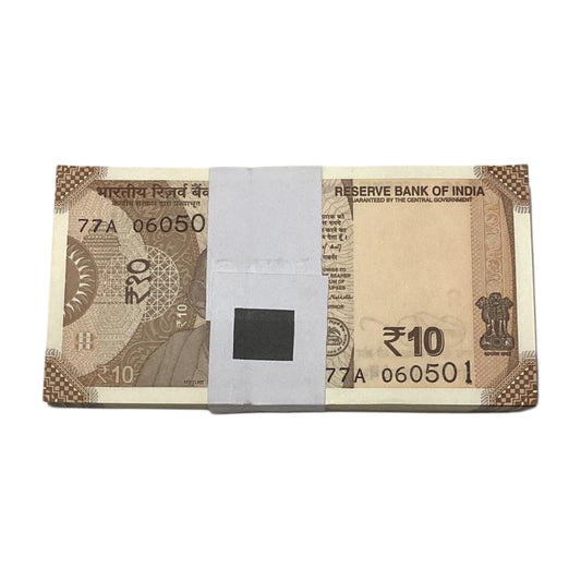 Rs 10 note  birthday serial packet 060501 | 06 may  rare collectible item - Collection Bazzar