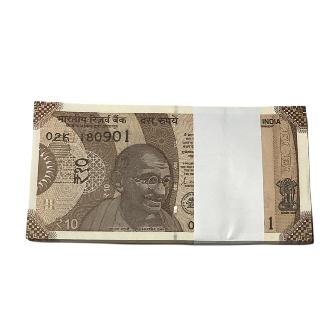 Rs 10 note  birthday serial packet 180901 | 18 september  rare collectible item - Collection Bazzar