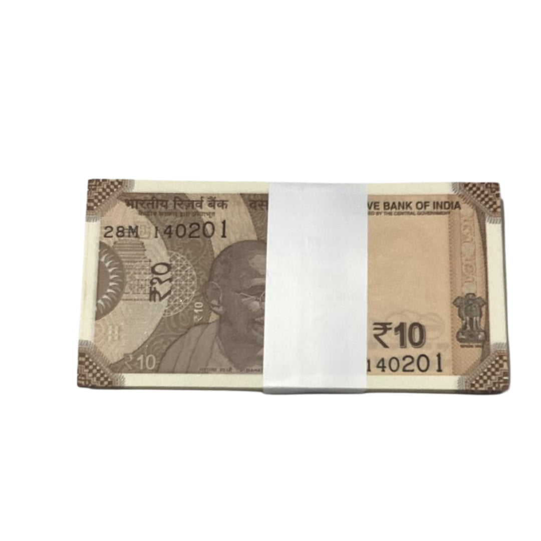 Rs 10 note  birthday serial packet 140201 | 14 february  rare collectible item - Collection Bazzar