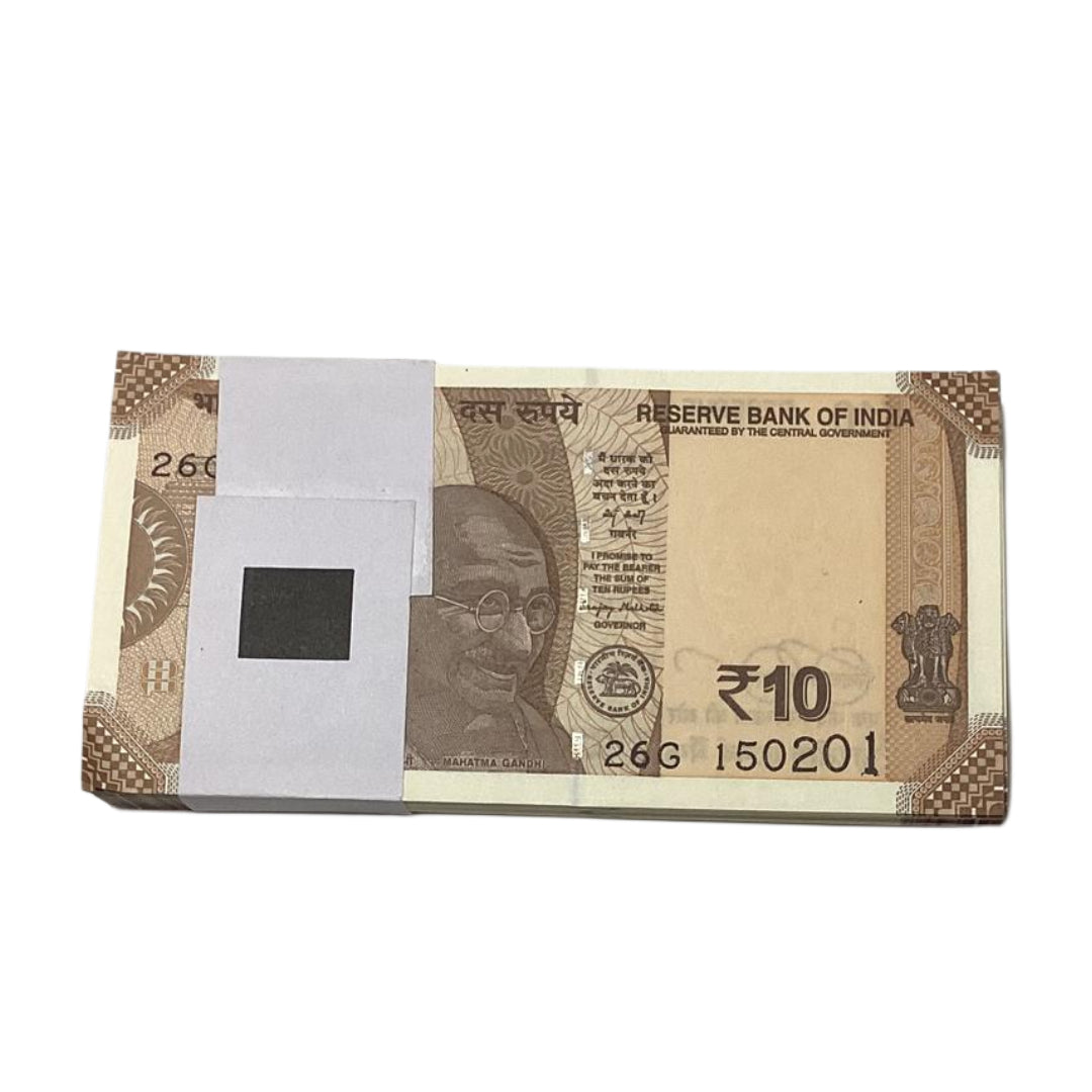 Rs 10 note  birthday serial packet 150201 | 15 february  rare collectible item - Collection Bazzar