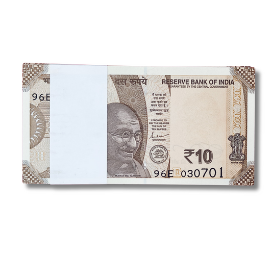 Rs 10 serial birthday packet 030701 with ending 786 holy bismillah number unc  condition - Collection Bazzar