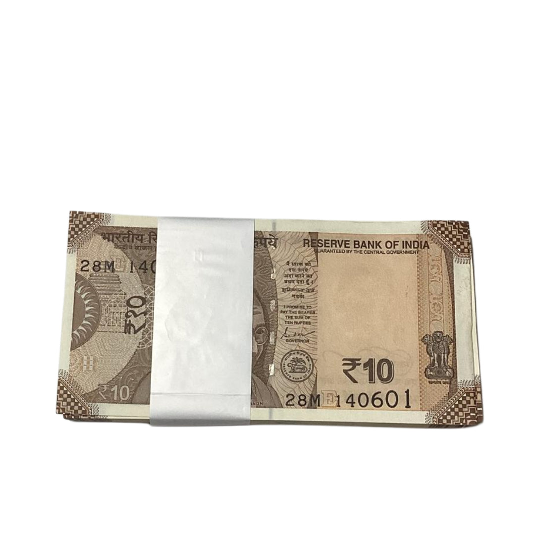 Rs 10 note  birthday serial packet 140601 | 14 june rare collectible item - Collection Bazzar