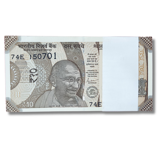 Rs 10 Note serial birthday packet 150701  July 15 ending 786 holy bismillah unc  condition - Collection Bazzar