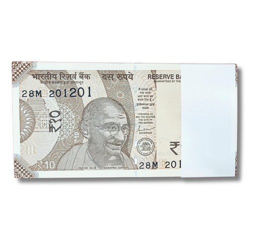 Rs 10 serial birthday packet 201201 december 20 governor shakti kant das excellent condition - Collection Bazzar