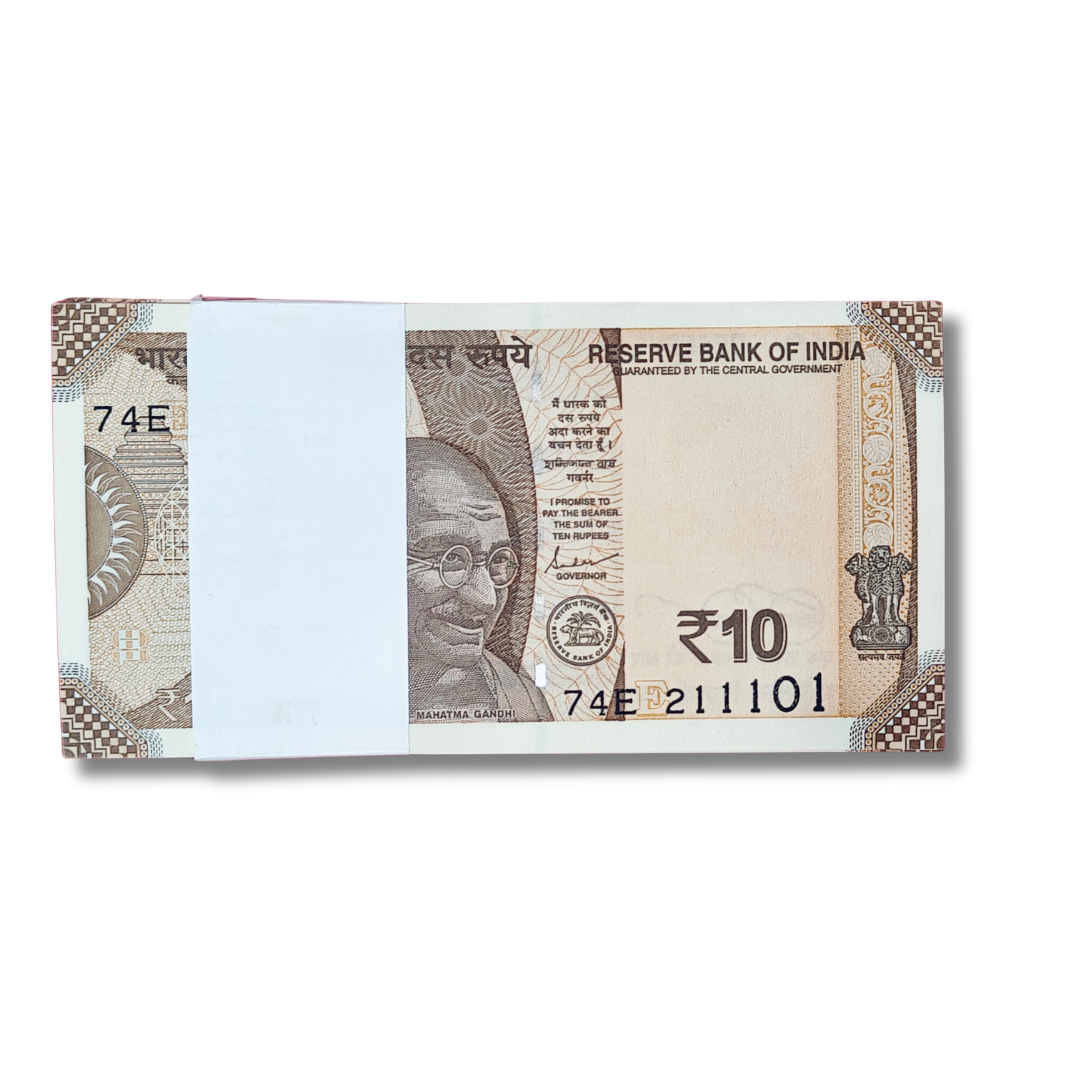 Rs 10 birthday anniversary date 21.11.01  21 nov 2001 100 note sirial packet - Collection Bazzar