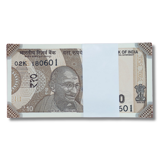 Rs 10 Birthday Serial 180601 Packet 18.06.01 Unc condition - Collection Bazzar