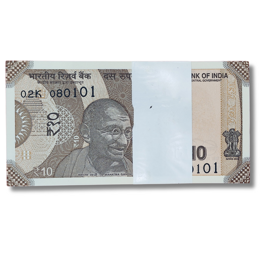 Rs 10 Birthday Serial Packet 080101 Unc condition - Collection Bazzar