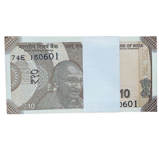 Rs 10 Birthday Serial Packet 150601 Unc condition - Collection Bazzar