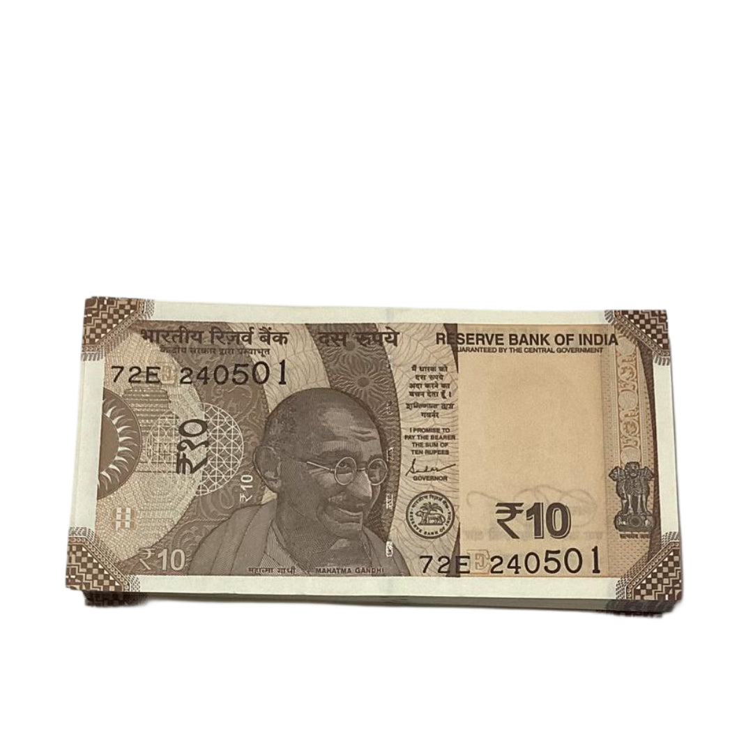 Rs 10 note  birthday serial packet 240501 | 24 may  rare collectible item - Collection Bazzar