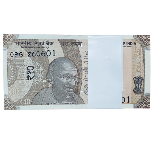Rs 10 Birthday serial 260601 packet 26.06.01 Unc  condition - Collection Bazzar