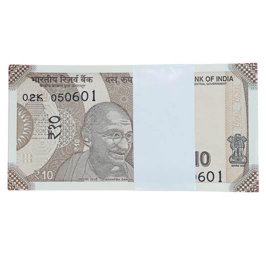 Rs 10 Birthday serial packet 050601  unc condition - Collection Bazzar