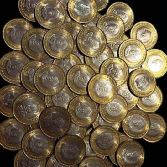 10 RS RADHAKRISHNAN JI
UNLISTED NOIDA MINT 100 coin 
ALL NEW COINS FROM PACKET - Collection Bazzar